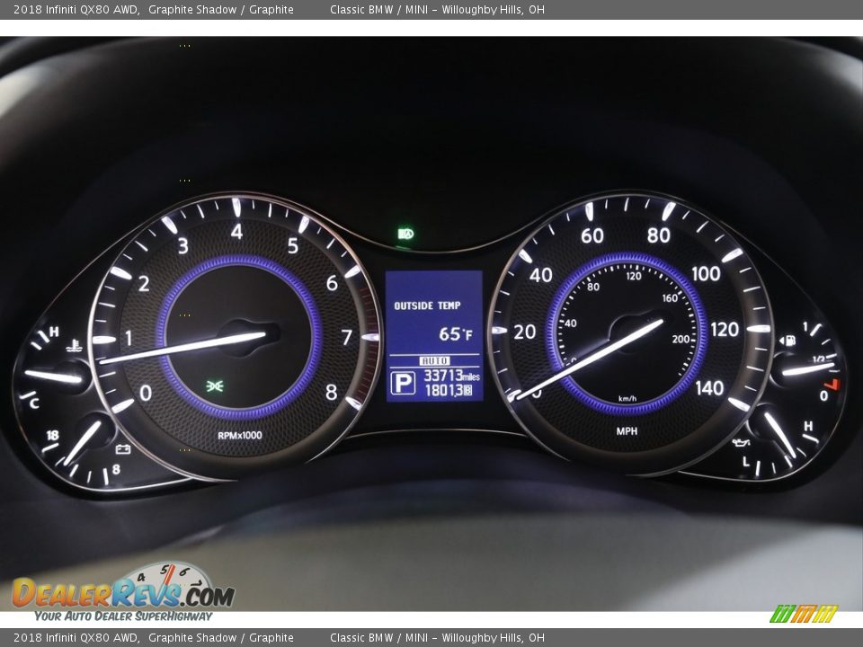 2018 Infiniti QX80 AWD Gauges Photo #8