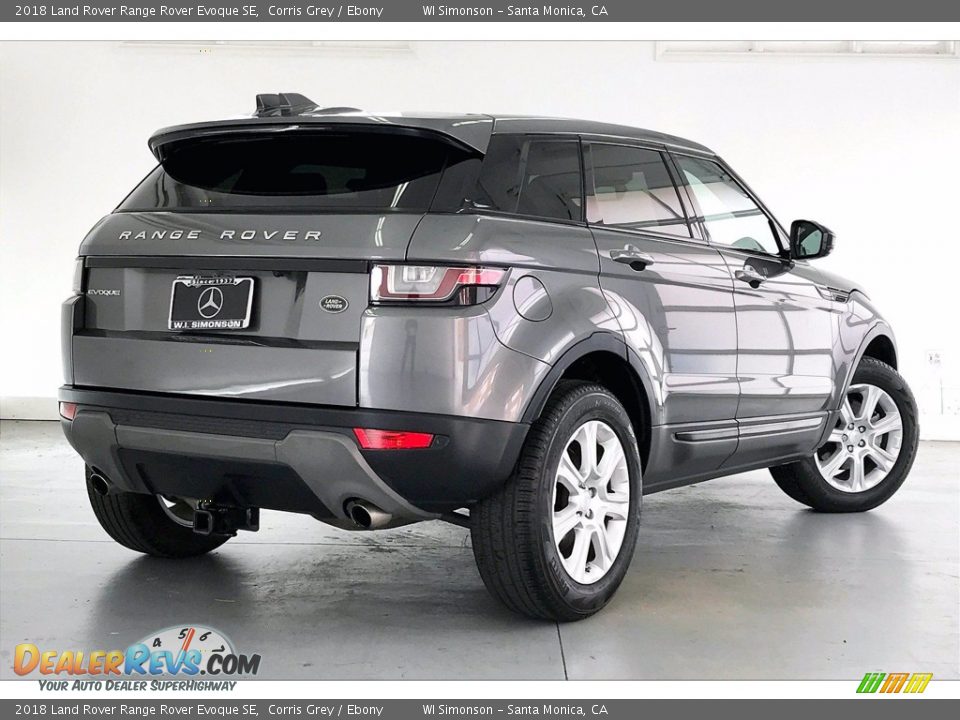 2018 Land Rover Range Rover Evoque SE Corris Grey / Ebony Photo #13