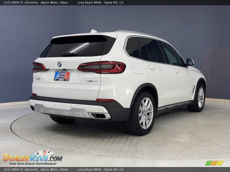 2020 BMW X5 sDrive40i Alpine White / Black Photo #5