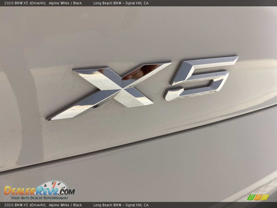 2020 BMW X5 sDrive40i Alpine White / Black Photo #11