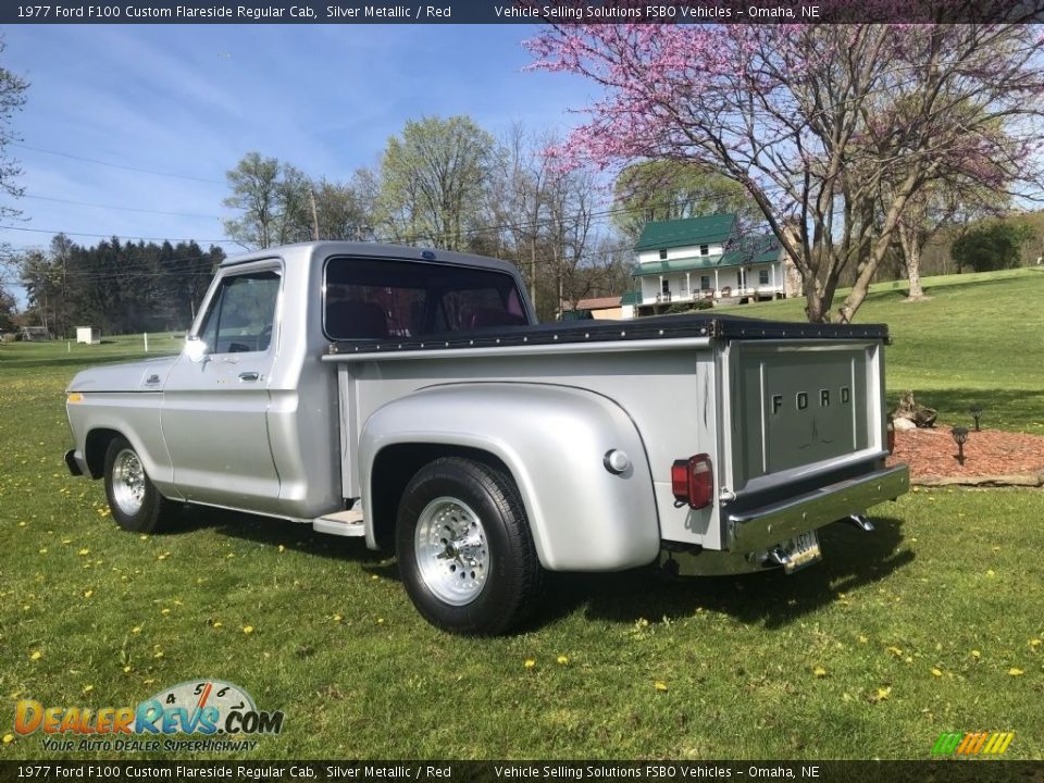 Silver Metallic 1977 Ford F100 Custom Flareside Regular Cab Photo #6