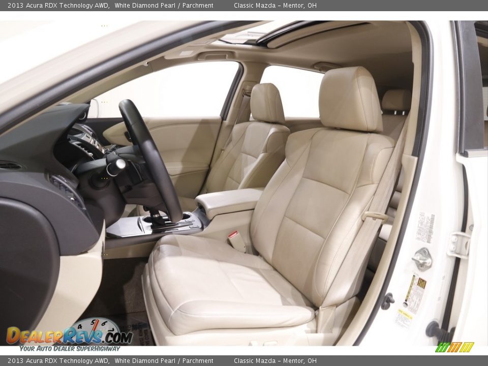 2013 Acura RDX Technology AWD White Diamond Pearl / Parchment Photo #5