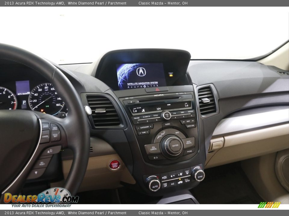 2013 Acura RDX Technology AWD White Diamond Pearl / Parchment Photo #9