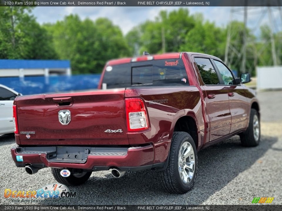 2020 Ram 1500 Big Horn Crew Cab 4x4 Delmonico Red Pearl / Black Photo #3