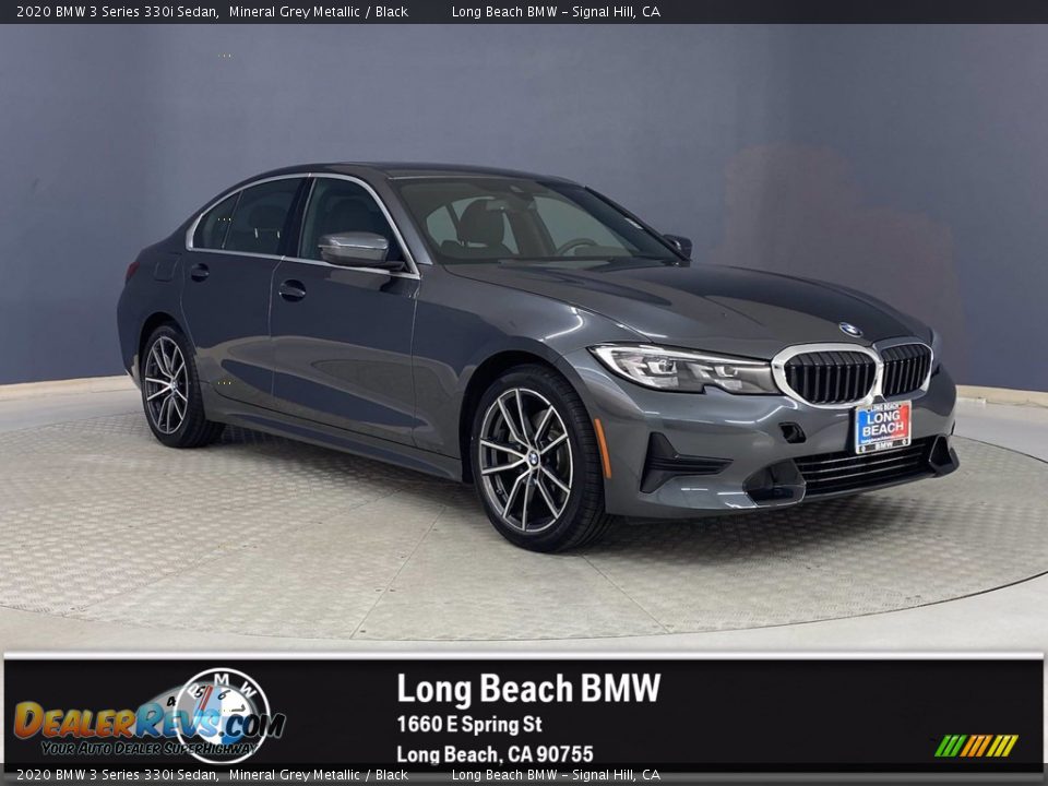 2020 BMW 3 Series 330i Sedan Mineral Grey Metallic / Black Photo #1