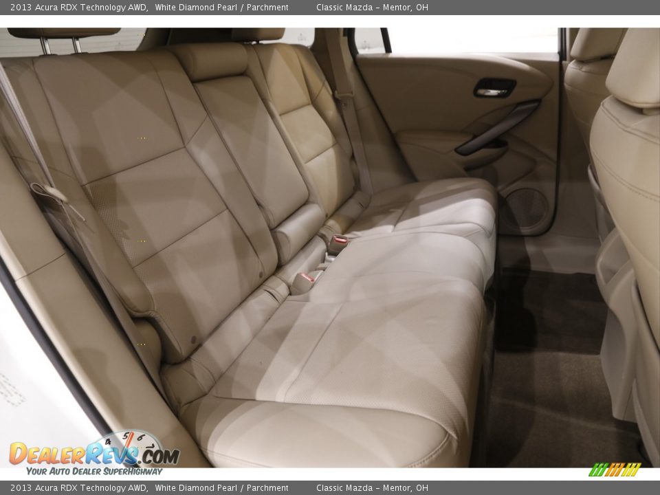 2013 Acura RDX Technology AWD White Diamond Pearl / Parchment Photo #16