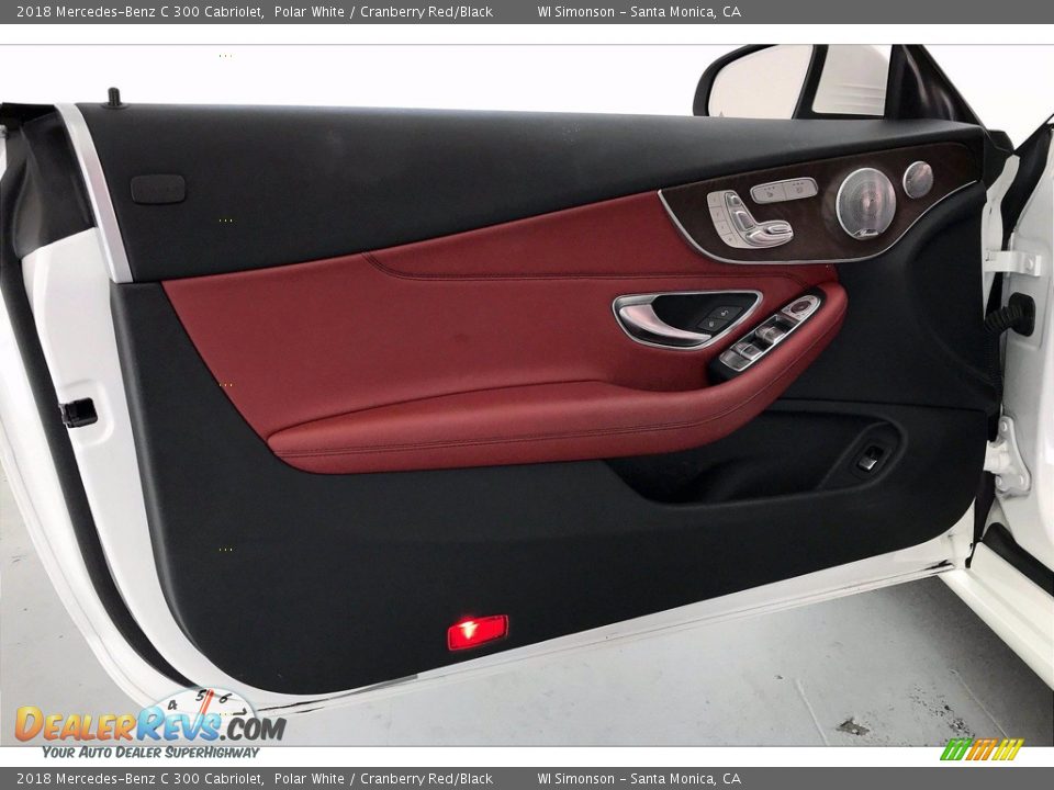 Door Panel of 2018 Mercedes-Benz C 300 Cabriolet Photo #25