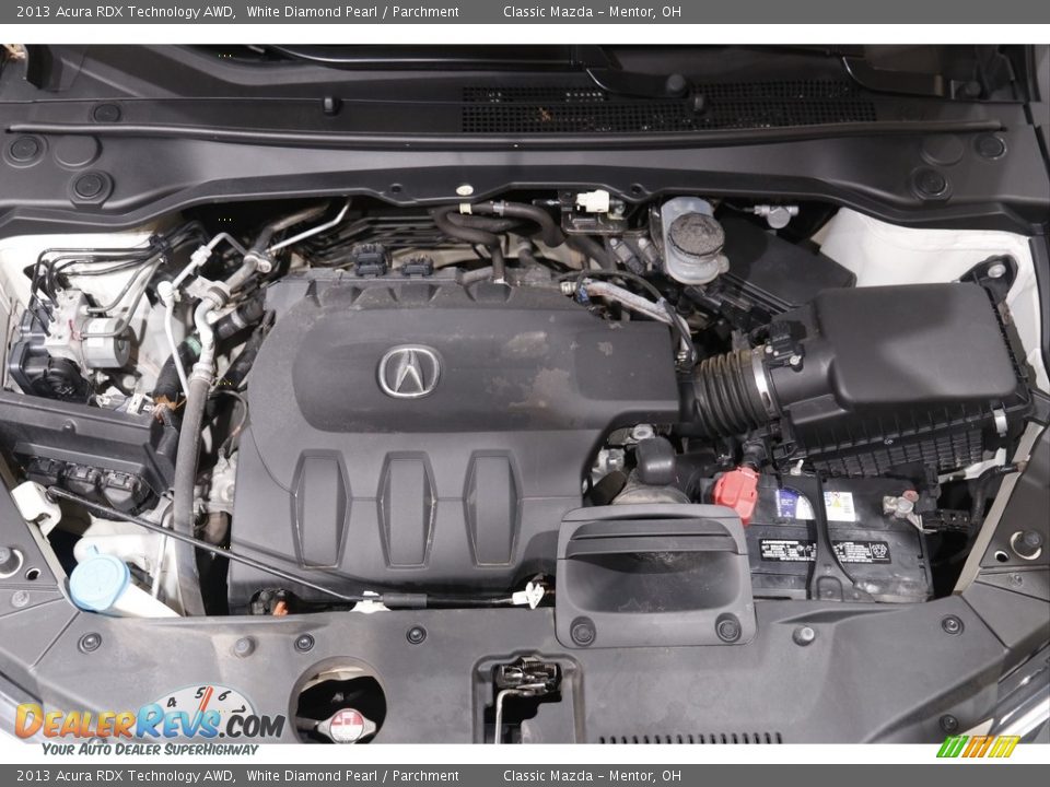 2013 Acura RDX Technology AWD White Diamond Pearl / Parchment Photo #19