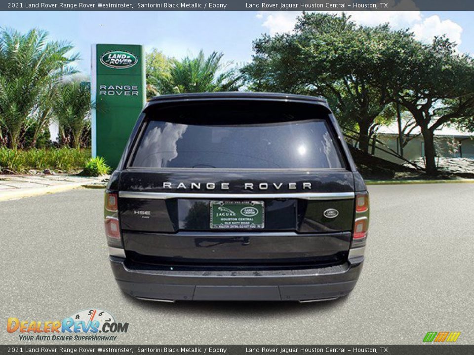 2021 Land Rover Range Rover Westminster Santorini Black Metallic / Ebony Photo #7