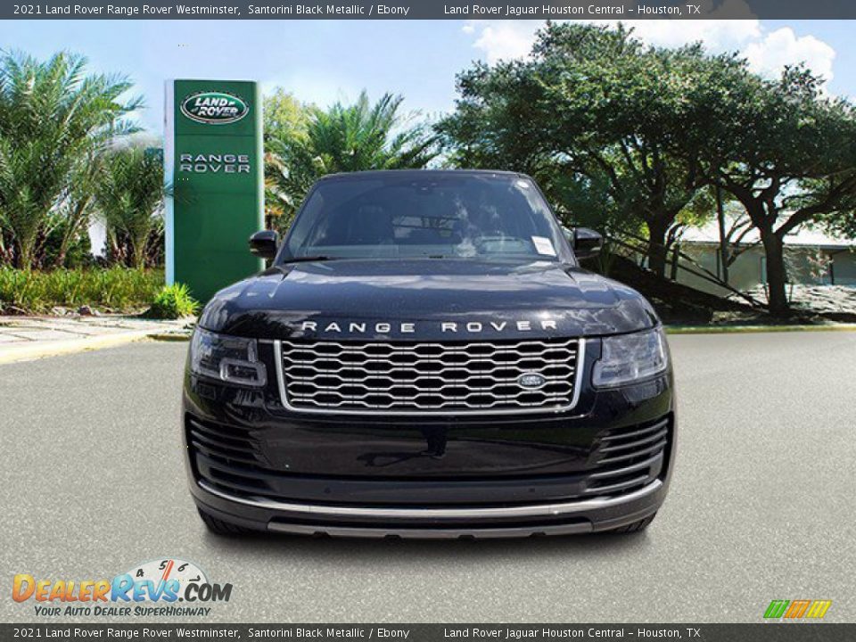 2021 Land Rover Range Rover Westminster Santorini Black Metallic / Ebony Photo #8