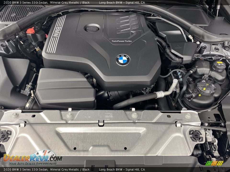 2020 BMW 3 Series 330i Sedan Mineral Grey Metallic / Black Photo #12