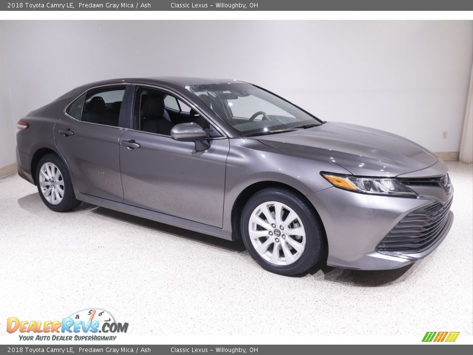 2018 Toyota Camry LE Predawn Gray Mica / Ash Photo #1