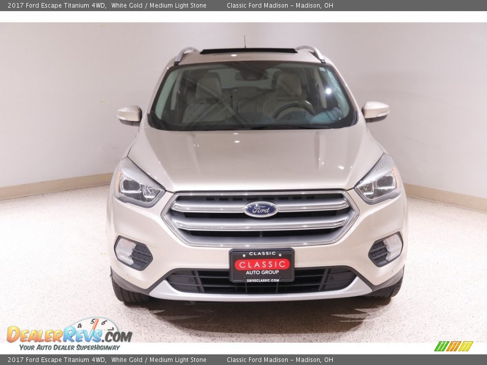 2017 Ford Escape Titanium 4WD White Gold / Medium Light Stone Photo #2