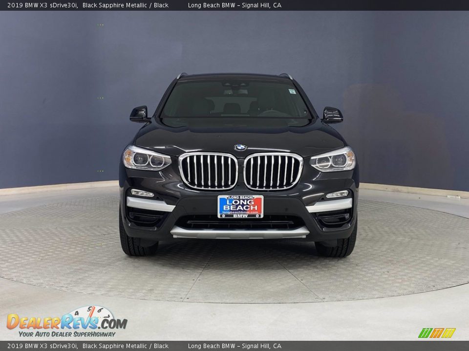 2019 BMW X3 sDrive30i Black Sapphire Metallic / Black Photo #2