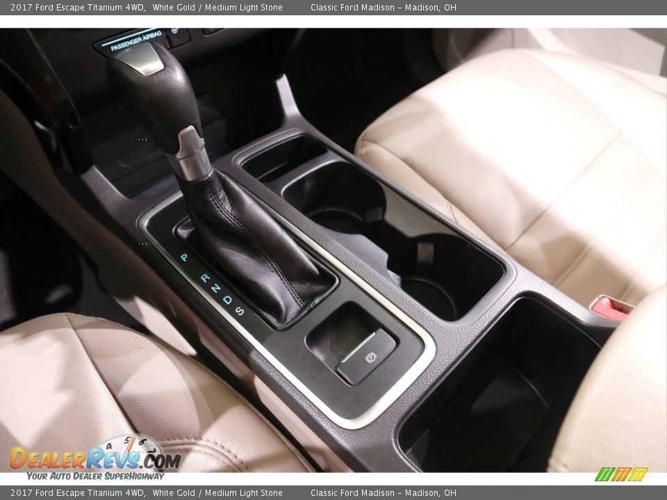 2017 Ford Escape Titanium 4WD White Gold / Medium Light Stone Photo #12