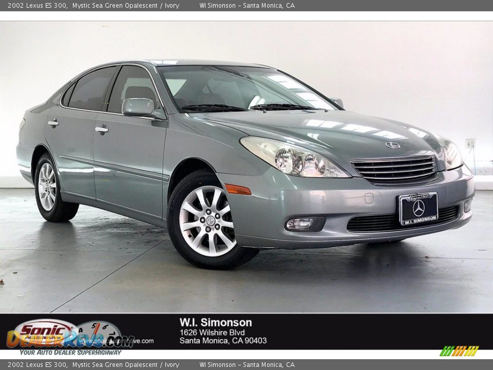 2002 Lexus ES 300 Mystic Sea Green Opalescent / Ivory Photo #1