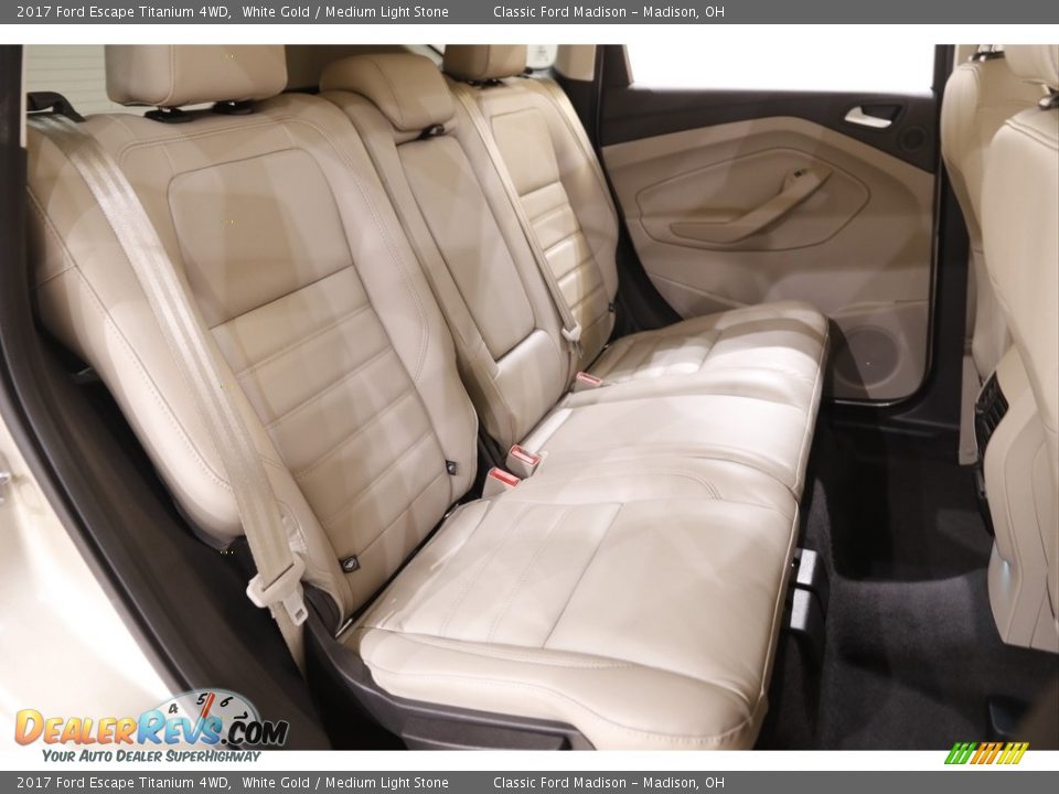 2017 Ford Escape Titanium 4WD White Gold / Medium Light Stone Photo #15