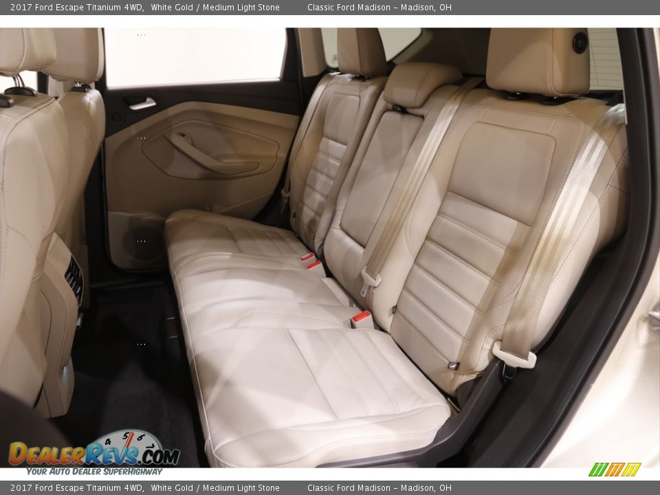 2017 Ford Escape Titanium 4WD White Gold / Medium Light Stone Photo #16