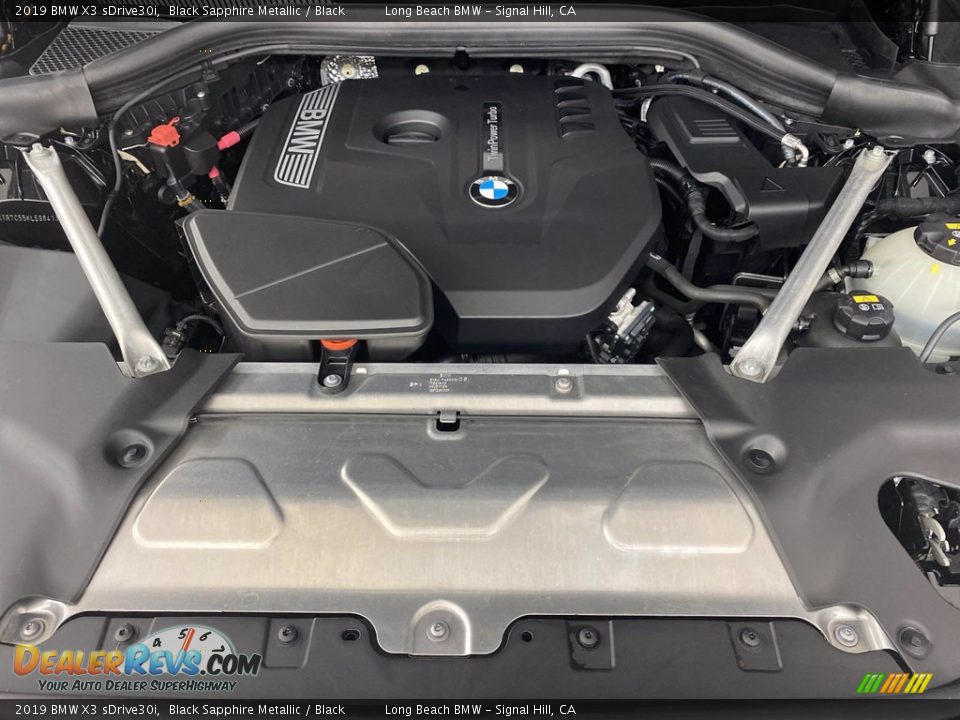 2019 BMW X3 sDrive30i Black Sapphire Metallic / Black Photo #12