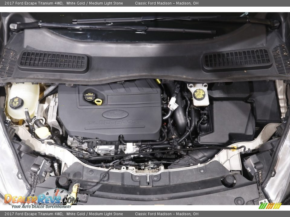 2017 Ford Escape Titanium 4WD White Gold / Medium Light Stone Photo #18