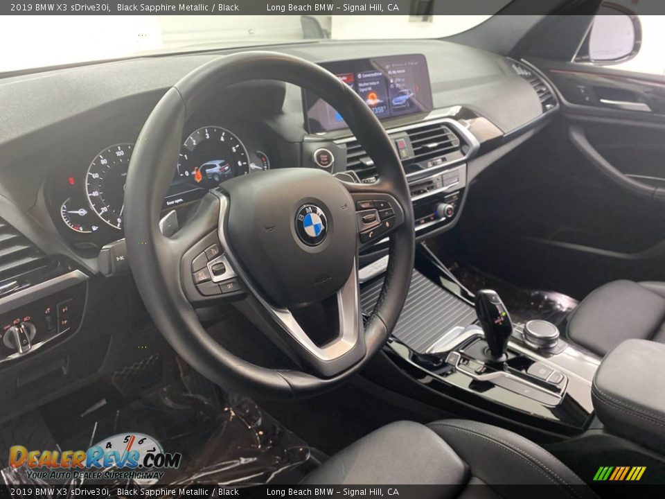 2019 BMW X3 sDrive30i Black Sapphire Metallic / Black Photo #16