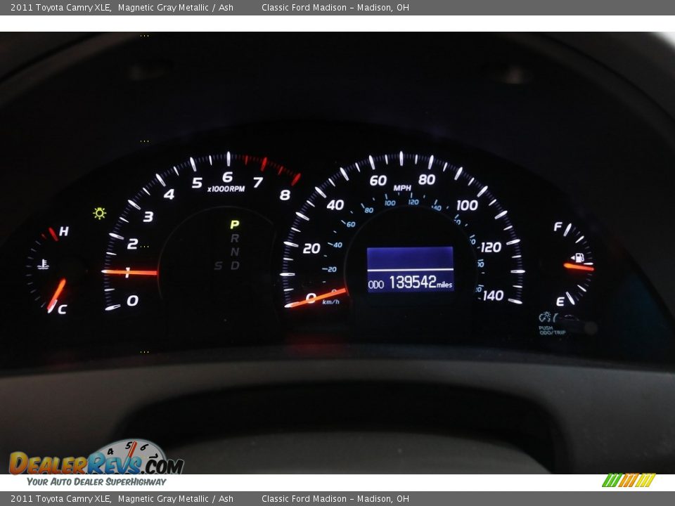 2011 Toyota Camry XLE Magnetic Gray Metallic / Ash Photo #8