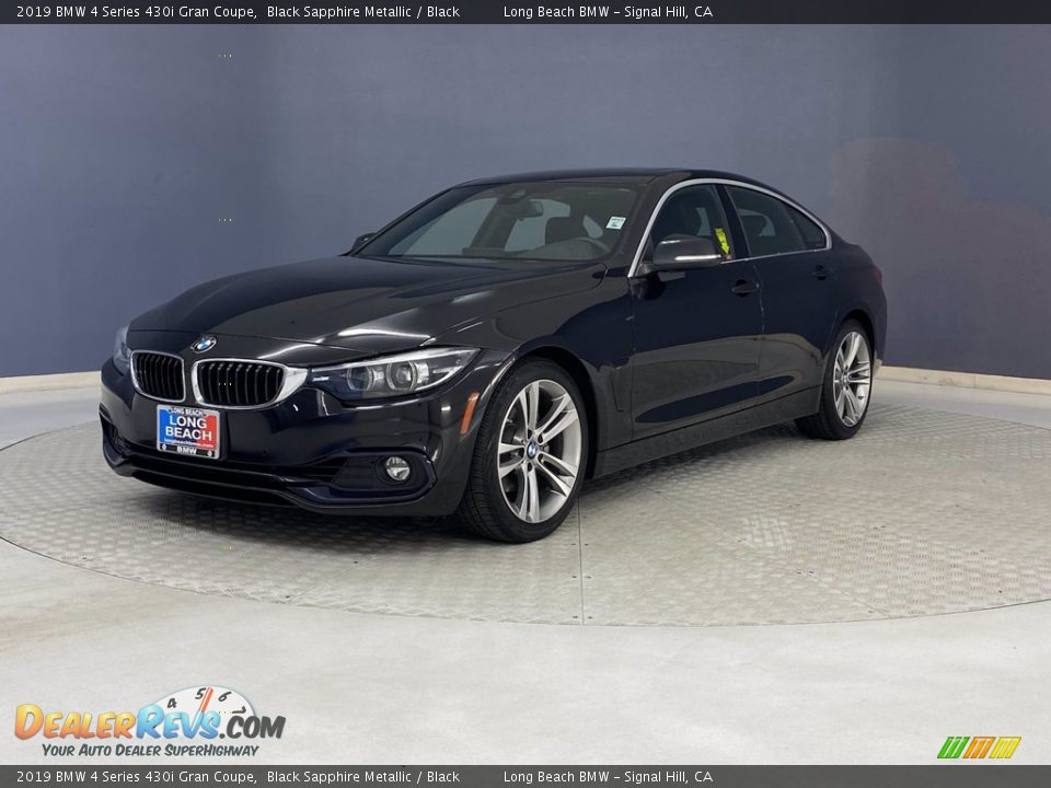 2019 BMW 4 Series 430i Gran Coupe Black Sapphire Metallic / Black Photo #3