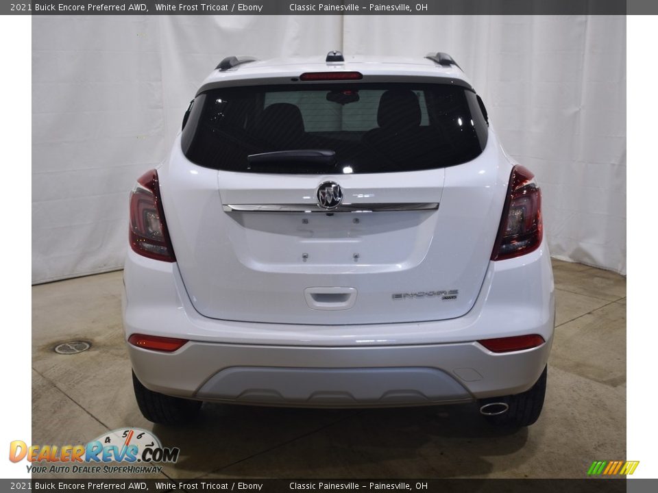 2021 Buick Encore Preferred AWD White Frost Tricoat / Ebony Photo #3