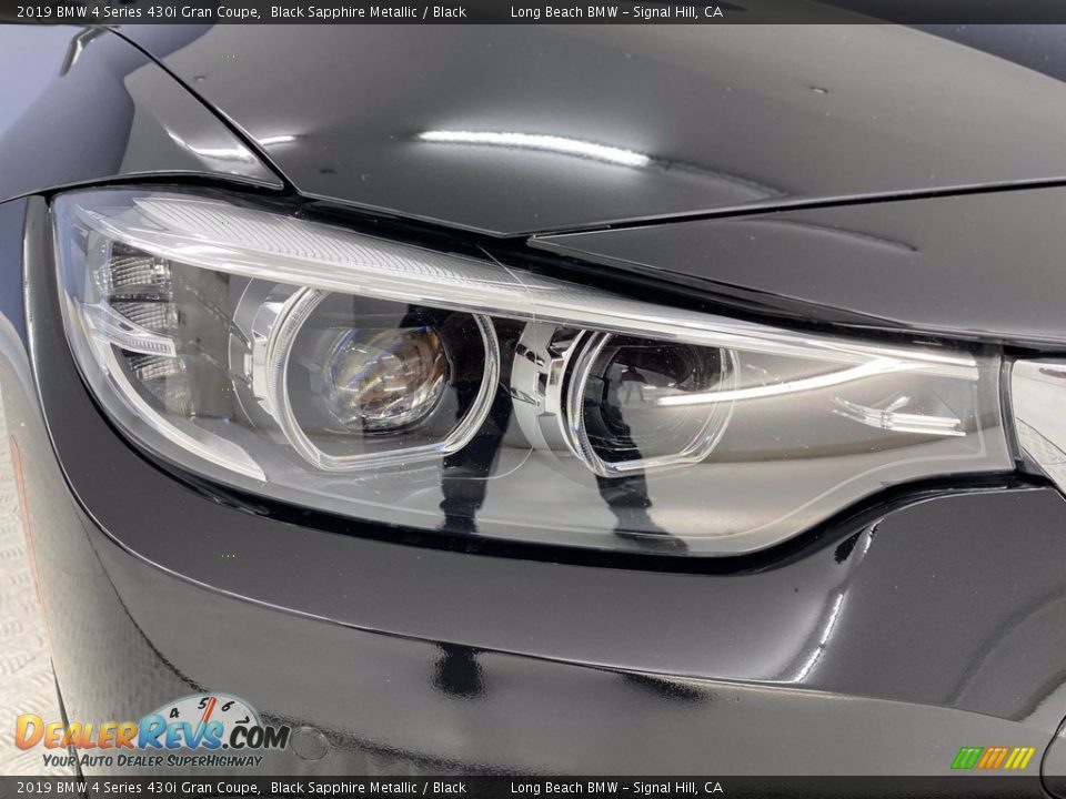 2019 BMW 4 Series 430i Gran Coupe Black Sapphire Metallic / Black Photo #7