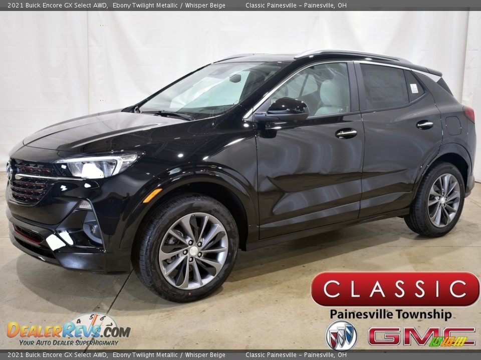 2021 Buick Encore GX Select AWD Ebony Twilight Metallic / Whisper Beige Photo #1