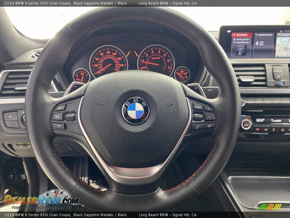 2019 BMW 4 Series 430i Gran Coupe Black Sapphire Metallic / Black Photo #18