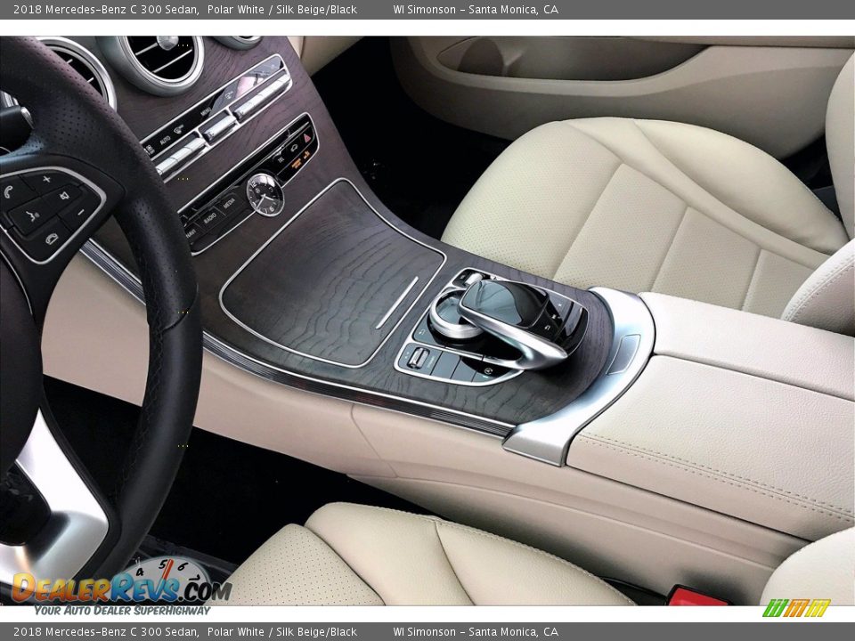 2018 Mercedes-Benz C 300 Sedan Polar White / Silk Beige/Black Photo #17
