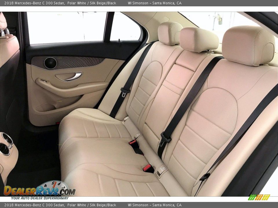 2018 Mercedes-Benz C 300 Sedan Polar White / Silk Beige/Black Photo #20