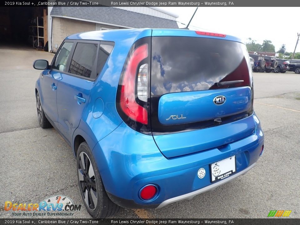 2019 Kia Soul + Caribbean Blue / Gray Two-Tone Photo #3