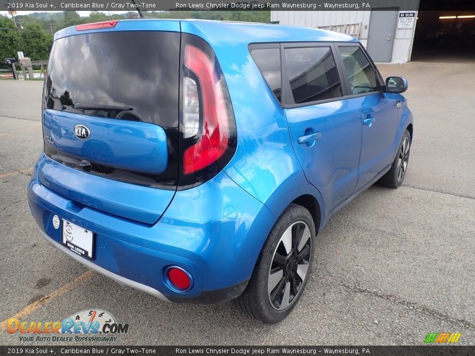 2019 Kia Soul + Caribbean Blue / Gray Two-Tone Photo #5