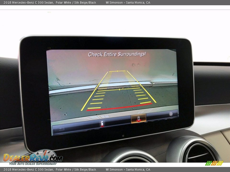 2018 Mercedes-Benz C 300 Sedan Polar White / Silk Beige/Black Photo #24