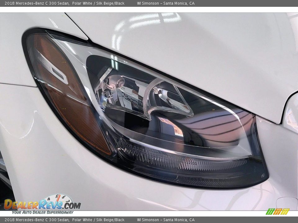2018 Mercedes-Benz C 300 Sedan Polar White / Silk Beige/Black Photo #28