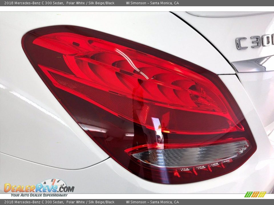 2018 Mercedes-Benz C 300 Sedan Polar White / Silk Beige/Black Photo #29