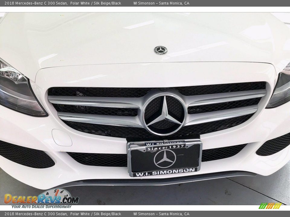 2018 Mercedes-Benz C 300 Sedan Polar White / Silk Beige/Black Photo #30