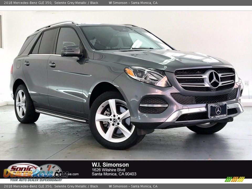 2018 Mercedes-Benz GLE 350 Selenite Grey Metallic / Black Photo #1