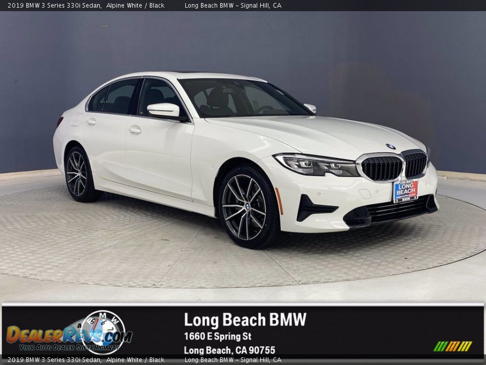 2019 BMW 3 Series 330i Sedan Alpine White / Black Photo #1