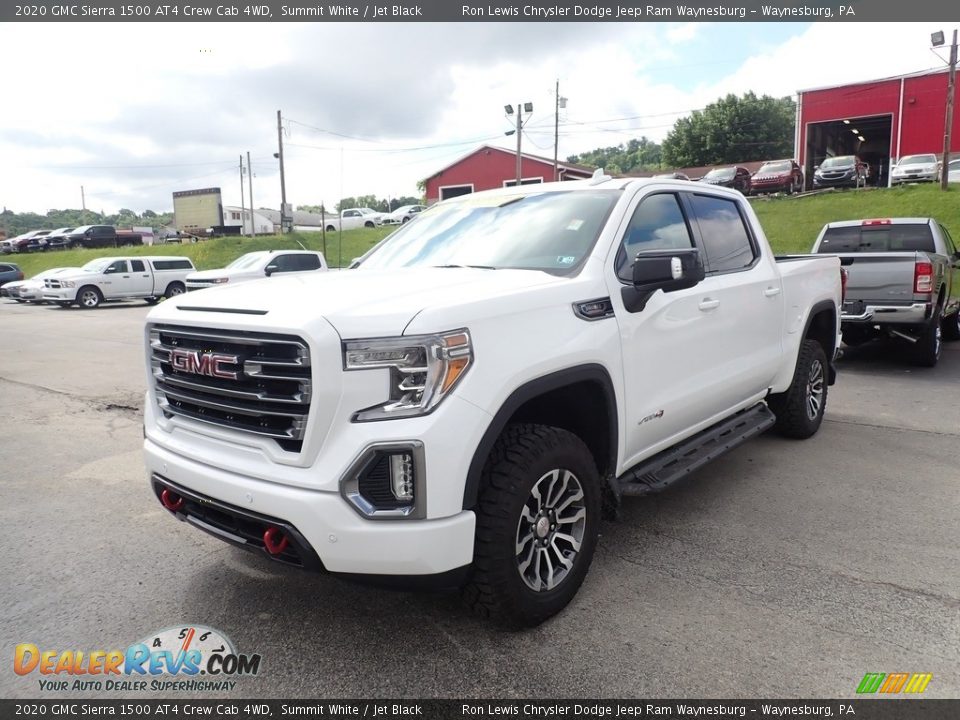 2020 GMC Sierra 1500 AT4 Crew Cab 4WD Summit White / Jet Black Photo #1