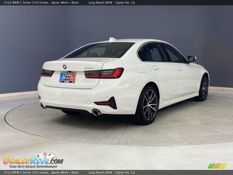2019 BMW 3 Series 330i Sedan Alpine White / Black Photo #5