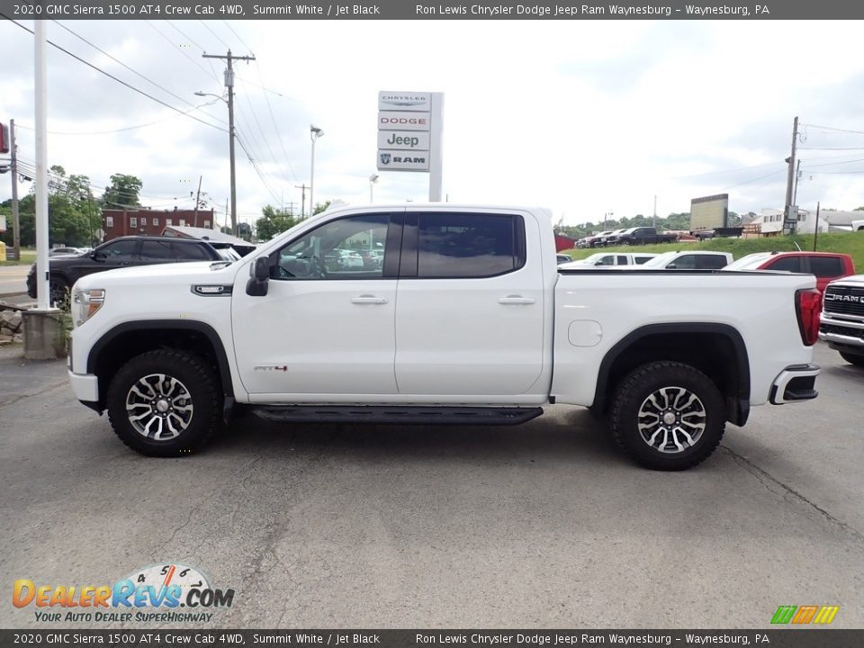 2020 GMC Sierra 1500 AT4 Crew Cab 4WD Summit White / Jet Black Photo #2