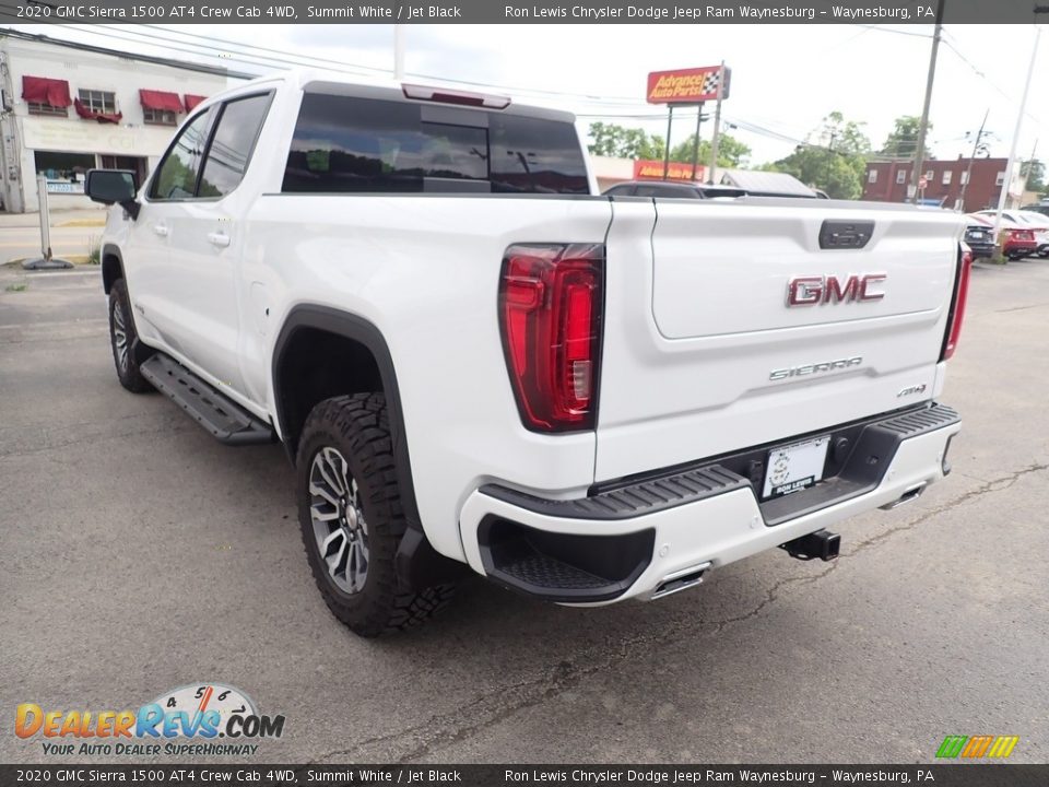 2020 GMC Sierra 1500 AT4 Crew Cab 4WD Summit White / Jet Black Photo #3