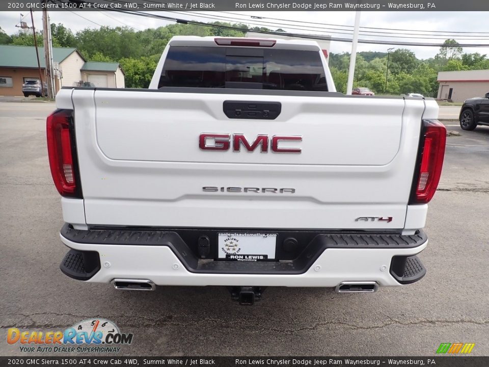 2020 GMC Sierra 1500 AT4 Crew Cab 4WD Summit White / Jet Black Photo #4