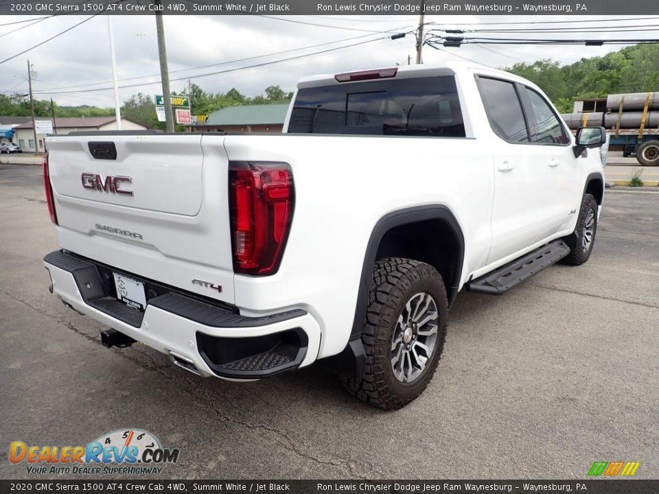 2020 GMC Sierra 1500 AT4 Crew Cab 4WD Summit White / Jet Black Photo #5