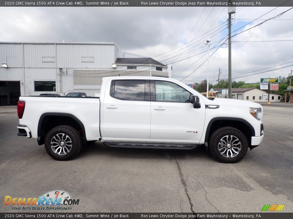 2020 GMC Sierra 1500 AT4 Crew Cab 4WD Summit White / Jet Black Photo #6