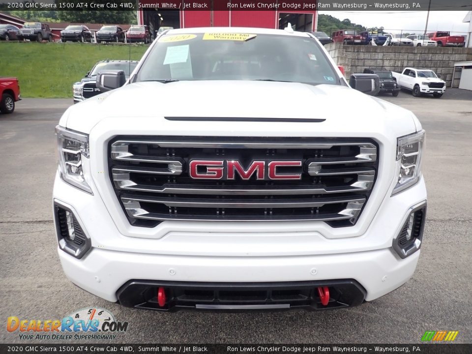 2020 GMC Sierra 1500 AT4 Crew Cab 4WD Summit White / Jet Black Photo #8