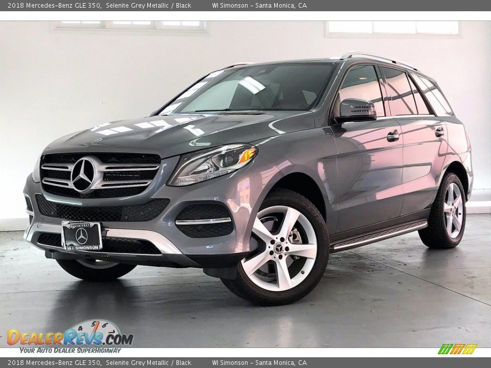 2018 Mercedes-Benz GLE 350 Selenite Grey Metallic / Black Photo #12